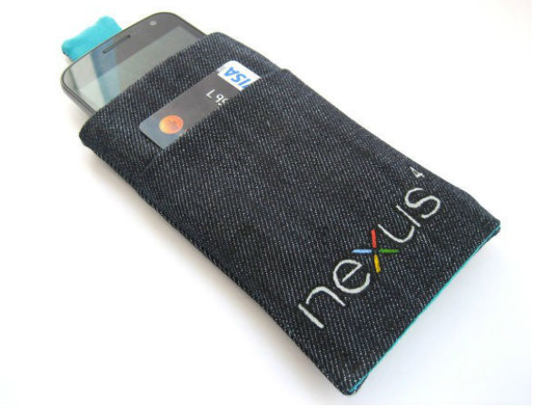Handmade Google Nexus 4 Sleeve