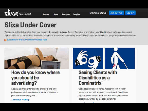 Slixa Under Cover