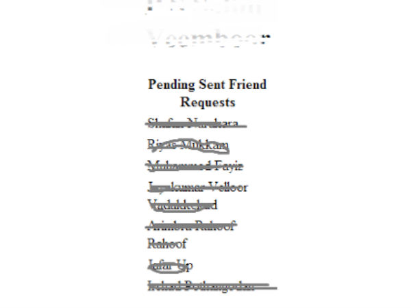 Friends List