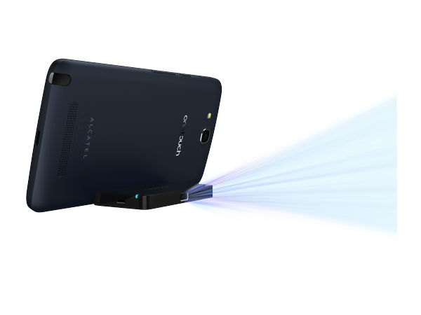 Alcatel One Touch launch projector phone add-on