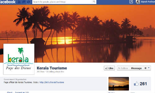 കേരള ടൂറിസത്തിന് ഫ്രഞ്ച്, ജര്മന് ഭാഷകളില് ഫേസ് ബുക് പേജ് കേരള ടൂറിസത്തിന് ഫ്രഞ്ച്, ജര്മന് ഭാഷകളില് ഫേസ് ബുക് പേജ്