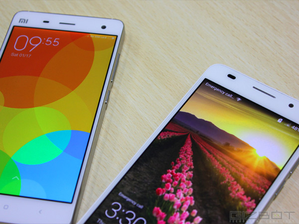 Xiaomi Mi4 vs Huawei Honor 6