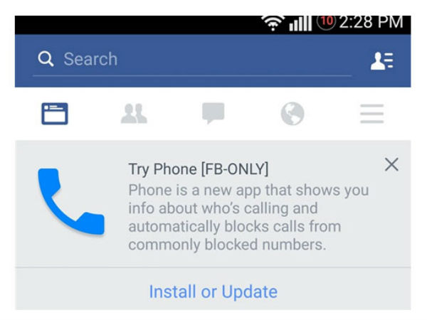 ട്രൂകോളറിനെ നിലംപരിശാക്കാന്‍ ഫേസ്ബുക്കിന്റെ 'ഫോണ്‍' എത്തും...!
