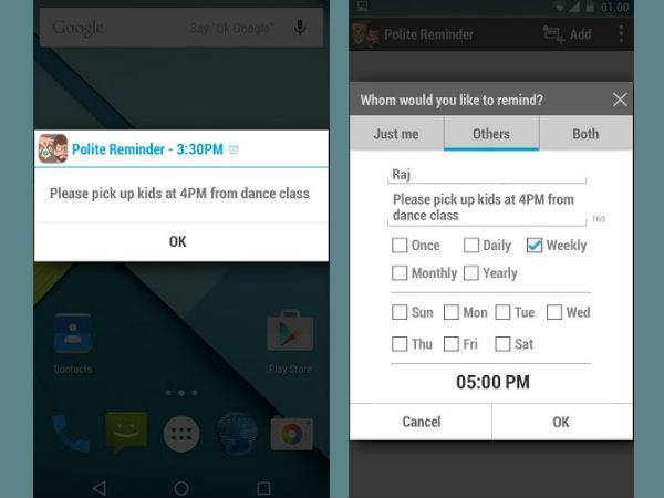 ആളുകളില്‍ നിന്ന് ജോലി തീര്‍ത്ത് കിട്ടാന്‍ ഓര്‍മ്മപ്പെടുത്തുന്ന ആപ് ഇതാ