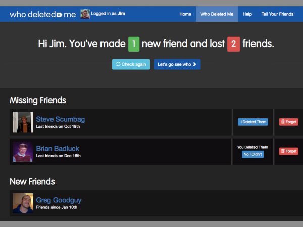 ഫേസ്ബുക്കില്‍ നിങ്ങളെ ഇഷ്ടമല്ലാത്തവരെ കണ്ടെത്തൂ...!