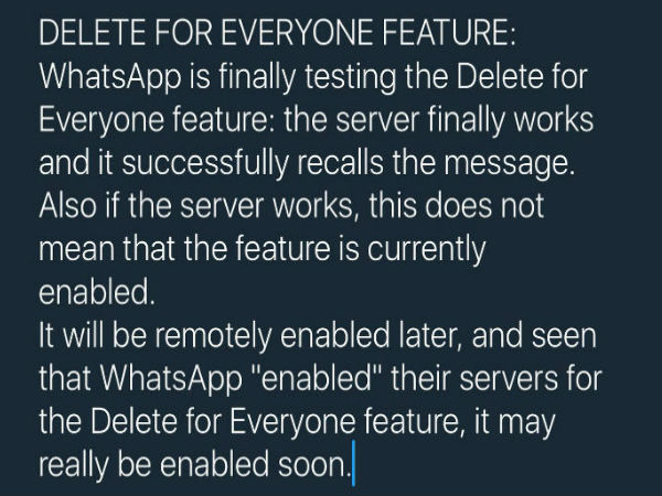 വാട്ട്‌സാപ്പില്‍ അറിയാതെ അയച്ച മെസേജുകള്‍ പെട്ടന്നു ഡിലീറ്റ് ചെയ്യാം!