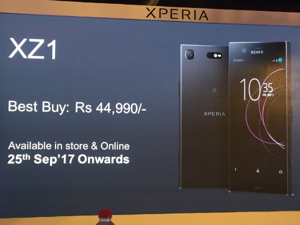 കിടിലന്‍ സവിശേഷതകളുമായി സോണി എക്‌സ്പീരിയ XZ1 ഇന്ത്യയില്‍ വില്‍പന! 