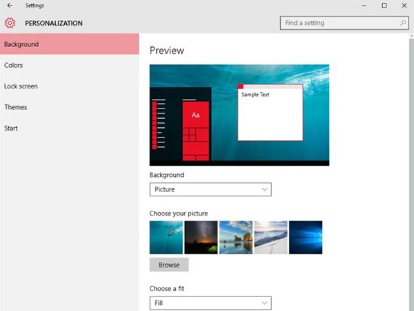 വിന്‍ഡോസ്‌ 10 ഇഷ്ടാനുസരണം മാറ്റുന്നത്‌ എങ്ങനെ ?