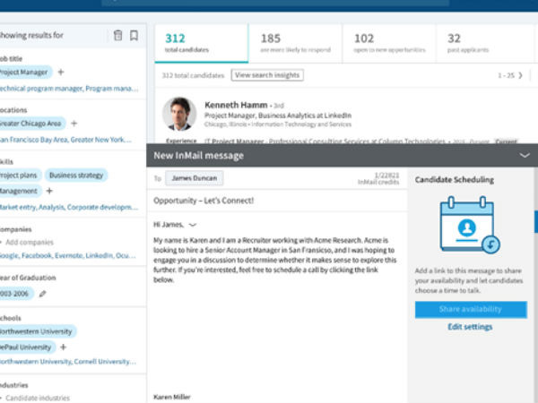 റിക്യൂട്ട്‌മെന്റ് പ്രക്രിയ എളുപ്പമാക്കാന്‍ ലിങ്കിടിന്റെ പുതിയ ടൂള്‍ 