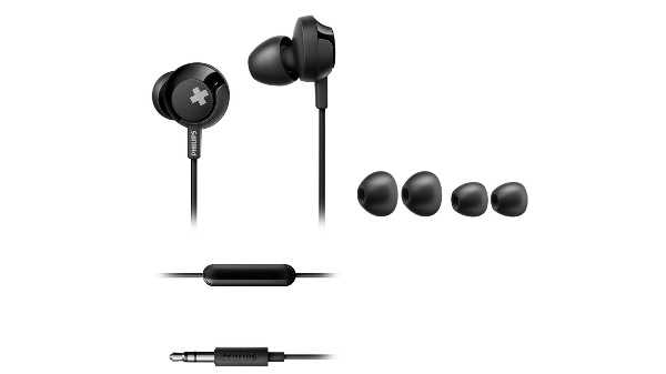 Philips Bass+SHE4305 Headphones with Mic