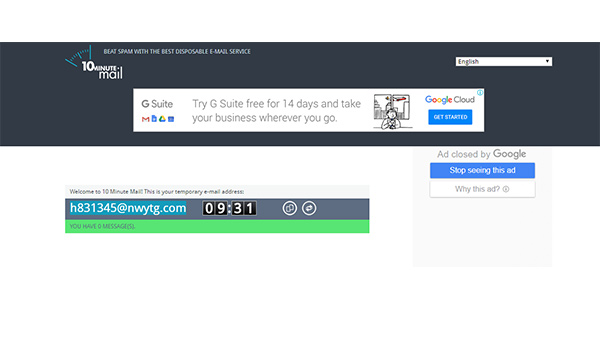 10 Minute Mail
