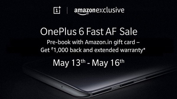 വൺപ്ലസ് 6 പെട്ടെന്ന് സ്വന്തമാക്കാൻ  'Fast AF'; ഒപ്പം 2000 രൂപയോളം വിലവ
