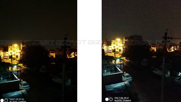 വളരെ കുറഞ്ഞ വെളിച്ചത്തിലെ ക്യാമറ പ്രകടനം