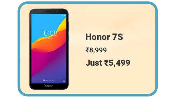 Honor 7S At Rs. 5,499