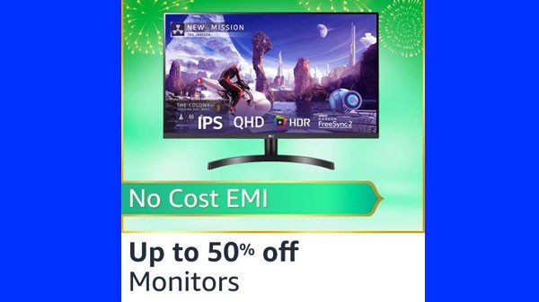 മോണിറ്ററുകൾക്ക് 50% വരെ കിഴിവ്