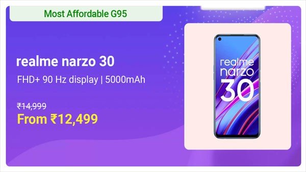 റിയൽമി നാർസോ 30