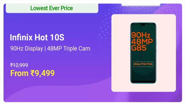 ഇൻഫിനിക്സ് ഹോട്ട് 10എസ്