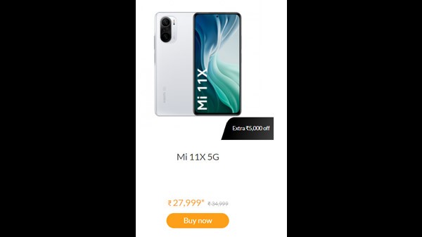 എംഐ 11എക്സ് 5ജി