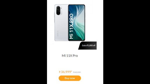 എംഐ 11എക്സ് പ്രോ 5ജി
