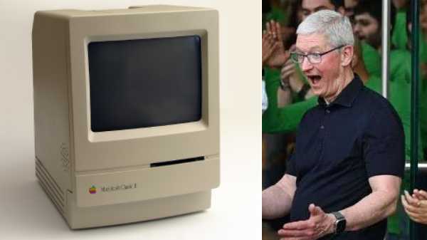മാക്കിന്റോഷ് ക്ലാസിക് മെഷീനുമായി ടിം കുക്കിനെ അ‌മ്പരപ്പിച്ച് ആരാധകൻ