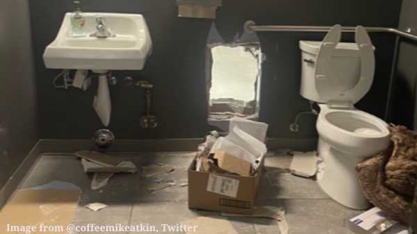 കോഫീ ഷോപ്പിന്റെ ബാത്ത് റൂം ഭിത്തി തുരന്ന് നാലുകോടിയുടെ ഐഫോൺ മോഷണം