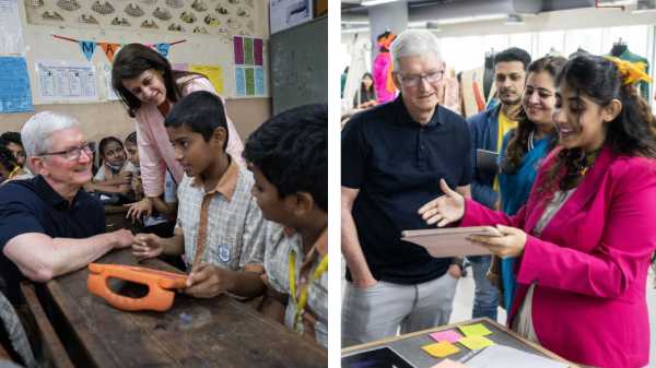 ഇരിക്കാൻ സമയമില്ലാതെ, ഓടിനടന്ന് ടിം കുക്ക് കണ്ട ഇന്ത്യൻ കാഴ്ചകൾ