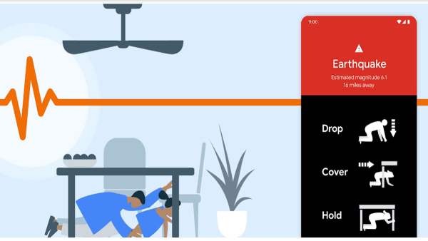 ഗൂഗിളിന്റെ ഭൂകമ്പ മുന്നറിയിപ്പ് ഫീച്ചർ ഇന്ത്യയിൽ അ‌വതരിപ്പിച്ചു! 