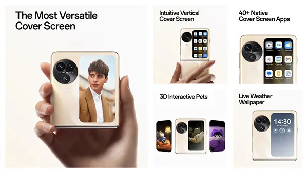 ഓപ്പോ ​ഫൈൻഡ് എൻ3 ഫ്ലിപ്പിനെ അ‌റിയൂ