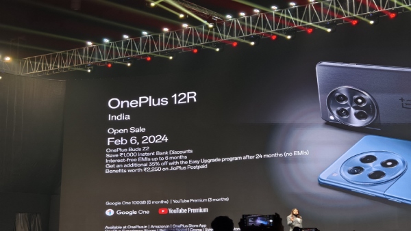 വൺപ്ലസ് 12ആർ ഇന്ത്യയിൽ അവതരിപ്പിച്ചു; വില 39,999 രൂപ മുതൽ 
