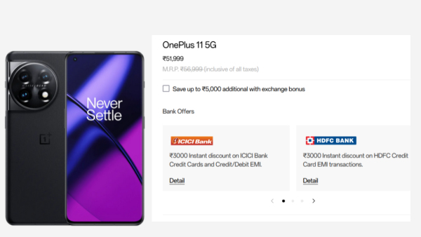 വൺപ്ലസ് 11 ന് വീണ്ടും വില കുറഞ്ഞു; നിങ്ങളിത് വാങ്ങുമോ?