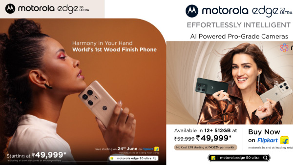 10000 രൂപ ഡിസ്കൗണ്ടുമായി മോട്ടറോള എഡ്ജ് 50 അൾട്ര 5G വിൽപ്പന ആരംഭിച്ചു