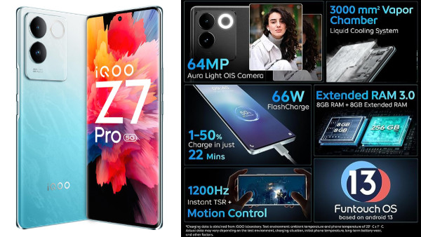 ത​ലൈവരേ നീങ്കളാ...! ഐക്യൂ Z7 പ്രോ 5G ഡിസ്കൗണ്ട് വിലയിൽ 